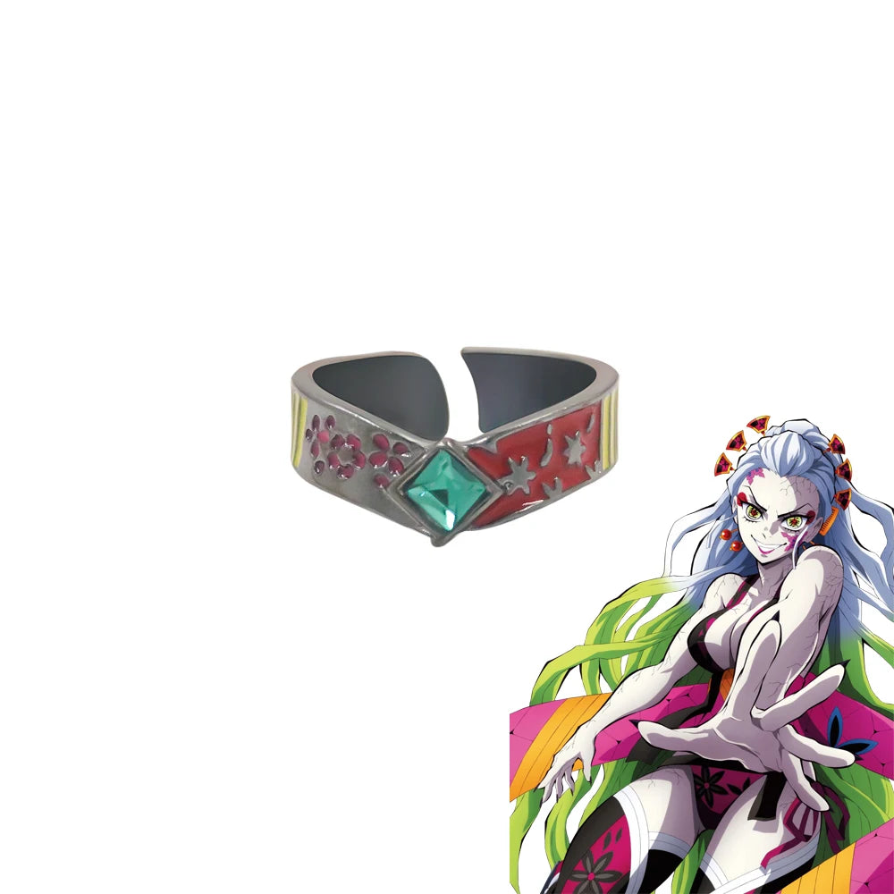 Demon Slayer Cosplay Ring – Adjustable Kimetsu no Yaiba Anime Accessory
