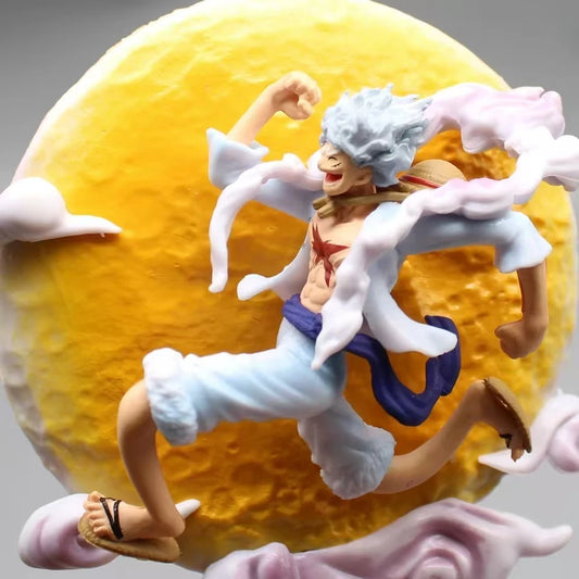 16cm One Piece Luffy Gear 5 “Moon Fairy Nika” Figure – PVC Anime Collectible