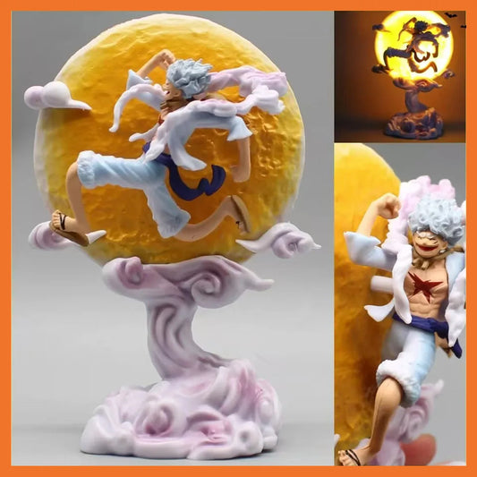 16cm One Piece Luffy Gear 5 “Moon Fairy Nika” Figure – PVC Anime Collectible